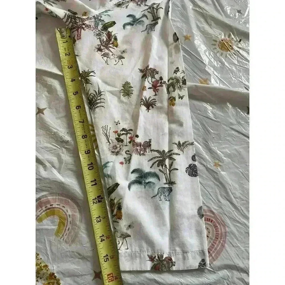 Poggianti 1958 3/4 Sleeve Button Down Shirt Size 2 Blouse Collared Top Italy - Picture 7 of 10